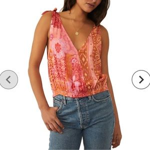 Free People Tied To You Tank - Silky top Size Medium